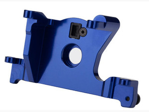 Traxxas 7460R Motor mount, 6061-T6 aluminum (blue-anodized) / Slash, Rustler Traxxas 7460R Motor mount, 6061-T6 aluminum (blue-anodized) / Slash, Rustler