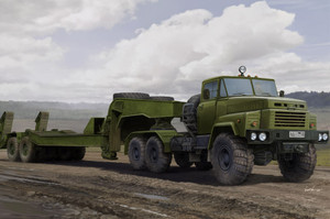 Hobby Boss 85523 Russian KrAZ-260B Tractor with MAZ/ChMZAP-5247G Semitrailer 1/35 Hobby Boss 85523 Russian KrAZ-260B Tractor with MAZ/ChMZAP-5247G Semitrailer 1/35