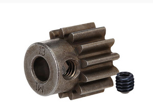 Traxxas 6486X Gear, 13T pinion (1.0 metric pitch) (fits 5mm shaft)/ set screw )