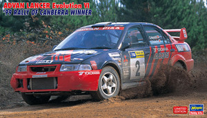 Hasegawa 20443 Advan Lancer Evolution VI '99 Rally of Canberra Winner 1/24 Hasegawa 20443 Advan Lancer Evolution VI '99 Rally of Canberra Winner 1/24