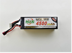NXE 4500HC506SDEAN 4500mAh 50C 6S Lipo Battery Hard Case Deans 22.2V