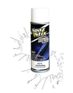 SPAZ STIX 00219 EXTREME WHITE/ SANDABLE PRIMER SUPERIOR AEROSOL PAINT 3.5OZ 