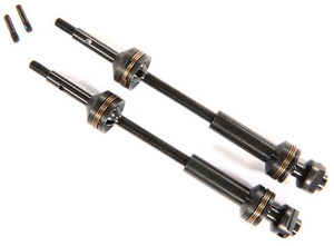 Traxxas 9052X Driveshafts, rear, steel-spline constant-velocity (complete assembly) (2) Traxxas 9052X Driveshafts, rear, steel-spline constant-velocity (complete assembly) (2)