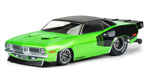 PROLINE 3550-00 1972 Plymouth Barracuda Clear Body for Slash® 2WD Drag Car & AE DR10 1/10 PROLINE 3550-00 1972 Plymouth Barracuda Clear Body for Slash® 2WD Drag Car & AE DR10 1/10