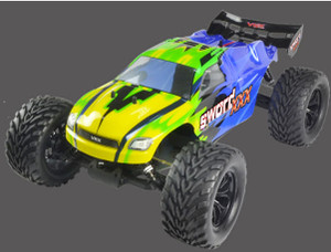 River Hobby R0202 Sword XXL Painted Body Green/Blue 1/10 MT (Trimmed, no hole)