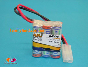 Sanyo 2700-6A NiMh Battery 7.2V 2700mAh
