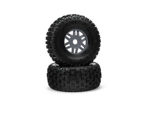 Arrma ARA550069 dBoots Fortress Tyre, Gun Metal Grey, 2 Pieces, Mojave 1/7