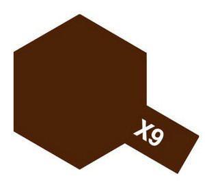 Tamiya 80009 Enamel X-9 Brown - 10ml Bottle