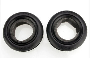 Traxxas 2471 Tires, Alias® ribbed 2.2" (wide, front) (2)/ foam inserts (Bandit) (soft compound) 1/10 2WD
