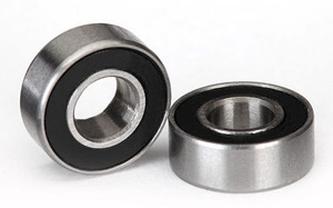 Traxxas 5116A Ball bearings, black rubber sealed (5x11x4mm) (2)