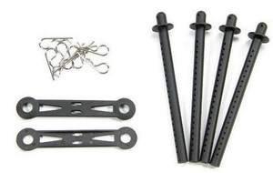 Losi LOSB2451 Body Mounts, Extra Long LST, LST2, AFT,MGB