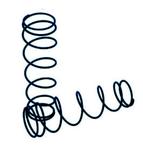 LRP 132605 BigBore Front Spring (blue/medium) - S8 TX