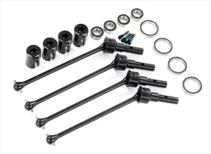 Traxxas 8996X Driveshafts, steel constant-velocity (assembled), front or rear (4) Traxxas 8996X Driveshafts, steel constant-velocity (assembled), front or rear (4)