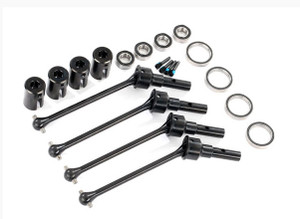 Traxxas 8950X Driveshafts, steel constant-velocity (assembled), front or rear (4) Traxxas 8950X Driveshafts, steel constant-velocity (assembled), front or rear (4)