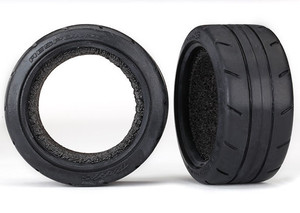 Traxxas 8370 Tires, Response 1.9" Touring Semi Slick (extra wide (30mm), rear)/ foam inserts (2) 1/10