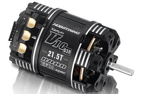 HOBBYWING 30401132 XERUN-V10-21.5T-BLACK-G3R SENSORED BRUSHLESS MOTOR, 1/8 SHAFT 1/10
