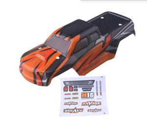 HBX M16039 Truck Body (Orange)+Body Decal 1/16