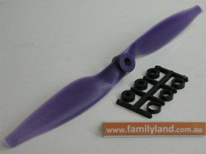 Blue Bird 0706 Electric Plane propeller Thin 8x4  1pc w/Adaptors