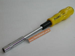 ProsKit 19412 "Pro-Soft" Rubber Grip Screwdriver (6mm Socket)