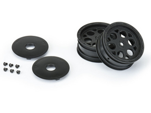 Proline 2782-03 Showtime Front 2.2" 12mm Sprint Car Wheels (2) Black 1/10 Proline 2782-03 Showtime Front 2.2" 12mm Sprint Car Wheels (2) Black 1/10