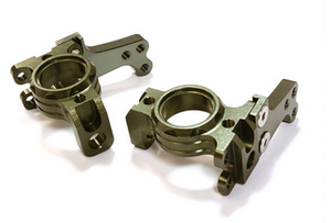 Integy 26714GUN Billet Machined Steering Blocks for Axial 1/10 SCX-10 Off-Road Crawler