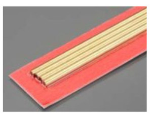 K&S 9821 Brass Tube 3x. 45mm (4pcs/ 300mm length)