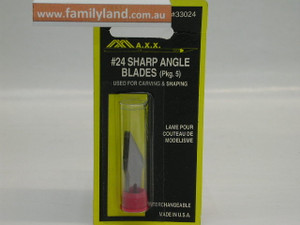 Maxx 33024 Sharp Angle Blades #24 (5pcs)