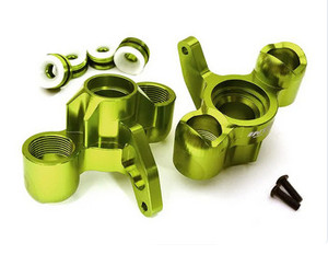 Integy 28734GREEN Billet Machined Steering Knuckles for Arrma 1/8 Kraton 6S