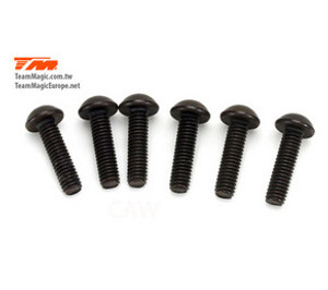 Team magic 123513BU 3.5x13mm Steel Button Head Screw (6)