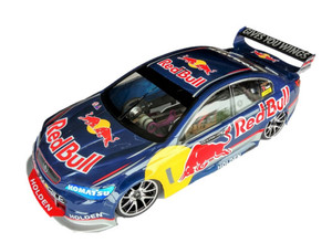 Colt 2349P Holden Commodore Red Bull Clear Body 1/10