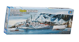 Trumpeter 05359 German Tirpitz Battleship Plastic Model Kit  1/350