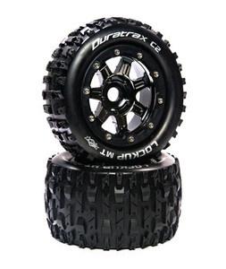 Duratrax 5603 Lockup MT Belt 2.8 Mounted Tyres .5 Offset 17mm Hex, 2pcs 1/10