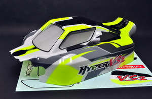 Hobao 85109Y HYPER VS2 PRINTED BODY - YELLOW 1/8