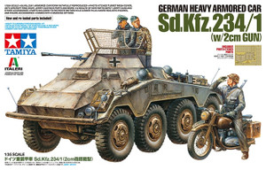Tamiya 37019 German Heavy Armored Car Sd.Kfz.234/1 (W/2Cm Gun) 1/35 Tamiya 37019 German Heavy Armored Car Sd.Kfz.234/1 (W/2Cm Gun) 1/35