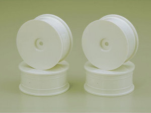 Kyosho 92017-4W Wheel Set (Dish/White/24mm/4pcs) 1/10