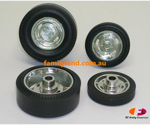 Ddaus MW02 Mag Wheel Set (Rim & Tyre) (4pcs) 1/18