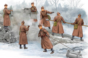 Trumpeter 00427 Soviet B-4 Howitzer Artillery Crew 1/35