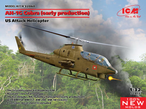 ICM 32060 AH-1G Cobra (Early Production) US Attack Helicopter 1/32
