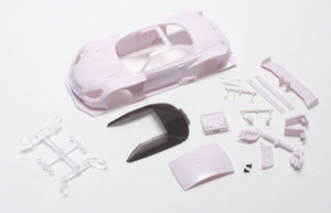Kyosho MZN156 LEXUS SC430 GT500 2012White Body Set (no decals) 1/27