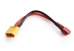 TornadoRC 8043A XT-60 Female housing male bullet to Deans Female 14#10cm 0.08 wire