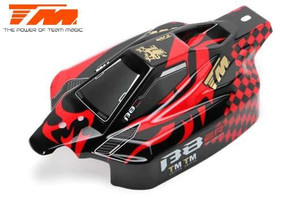 Team Magic 561448RBK B8ER  Painted Body RED/BLACK 1/8 Team Magic 561448RBK B8ER  Painted Body RED/BLACK 1/8