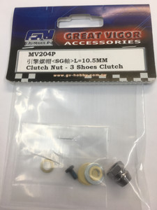 Great Vigor MV204P CLUTCH (ENGINE) NUT (L=10.5MM) FOR S.G SHAFT/Rex Great Vigor MV204P CLUTCH (ENGINE) NUT (L=10.5MM) FOR S.G SHAFT/Rex