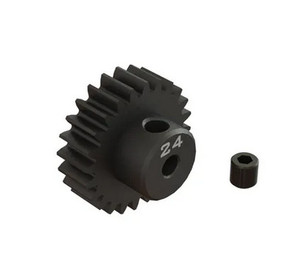 Arrma 311086 24T 0.8Mod 1/8” Bore CNC Steel Pinion Gear          