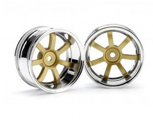HPI 3321 RAYS GRAM LIGHTS 57S-PRO CHROME/GOLD (9mm OFFSET) 1/10 HPI 3321 RAYS GRAM LIGHTS 57S-PRO CHROME/GOLD (9mm OFFSET) 1/10
