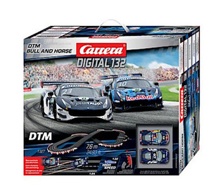 Carrera 30022 DTM Bull and Horse Set w/Lights and Wireless, Digital 132 Carrera 30022 DTM Bull and Horse Set w/Lights and Wireless, Digital 132