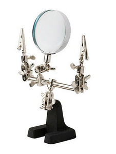 Excel 55675 DOUBLE CLIP EXTRA HANDS w/MAGNIFIER Excel 55675 DOUBLE CLIP EXTRA HANDS w/MAGNIFIER