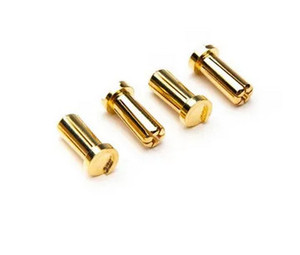 Dynamite DYNC0176 5mm Low Profile Bullet Connectors, 4pcs