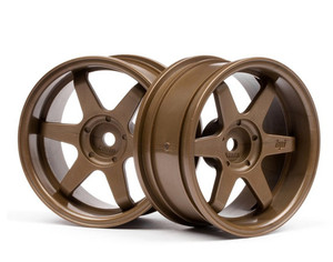 HPI 3848 TE37 WHEEL 26mm BRONZE (6mm OFFSET) 1/10