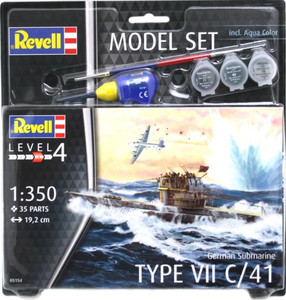Revell 05154 German Submarine Type VII C/41 1/350 Revell 05154 German Submarine Type VII C/41 1/350