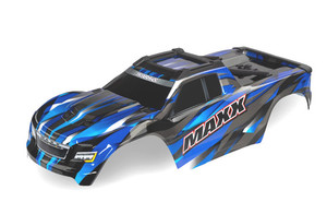Traxxas 8918A Body, Maxx®, blue (painted, decals applied) (fits Maxx® with extended chassis (352mm wheelbase)) 1/10